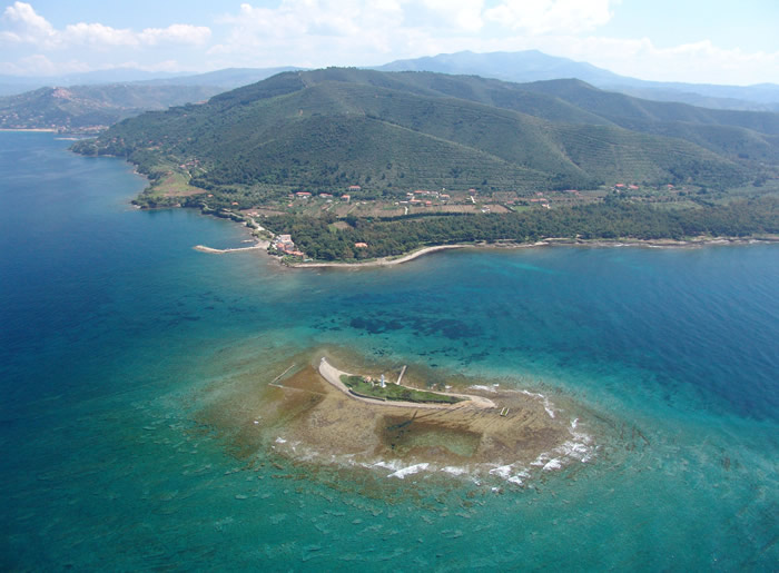 Punta Licosa vista dall'alto